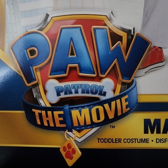 NWT Paw Patrol The Movie Marshall Fireman Dog Halloween Costume 2T Outfit & Hat - Picture 5 of 8